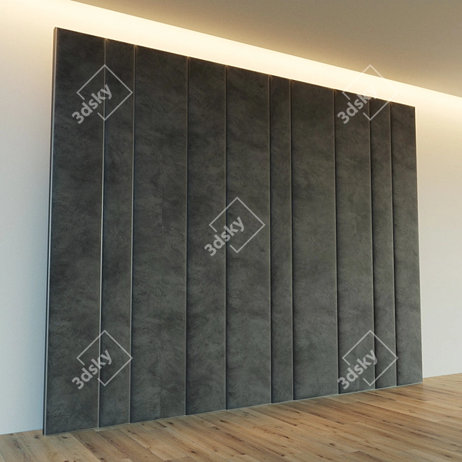 Decorative Soft Panel Wall 3D model image 2