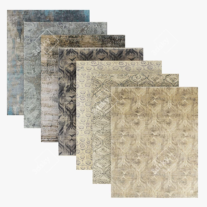 Luxury Carpets: Almanack Collection 3D model image 1