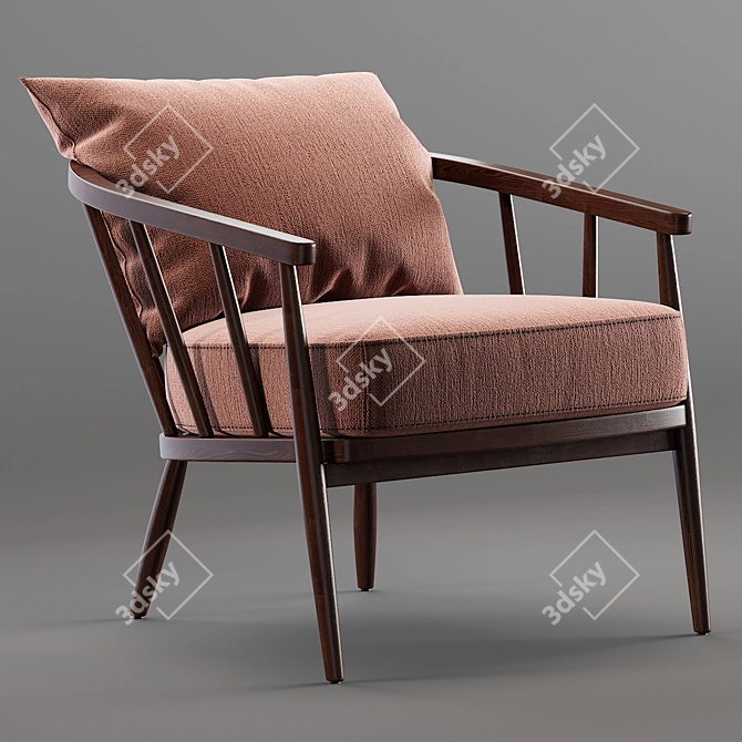 John Lewis Croft Frome Armchair - Stylish and Comfortable 3D model image 1