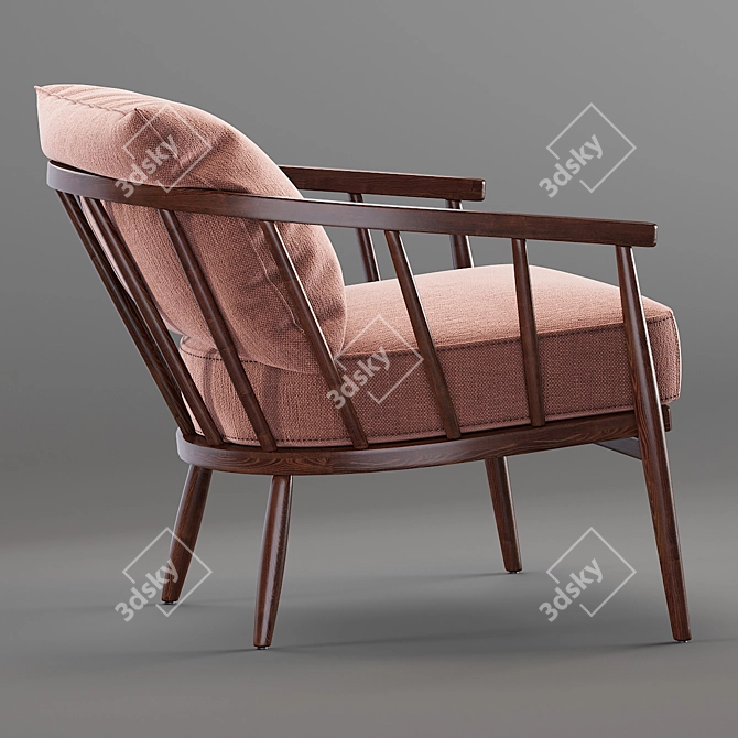 John Lewis Croft Frome Armchair - Stylish and Comfortable 3D model image 2