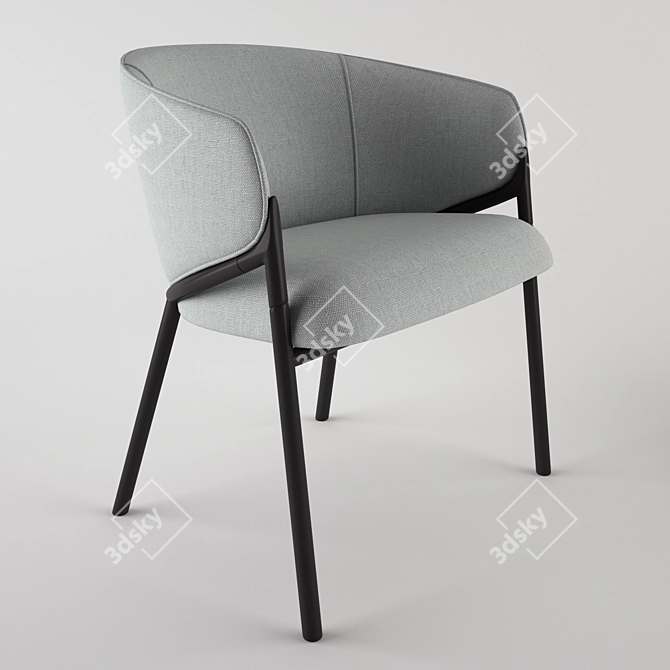 Sturdy Armchair: The Hammer 3D model image 1