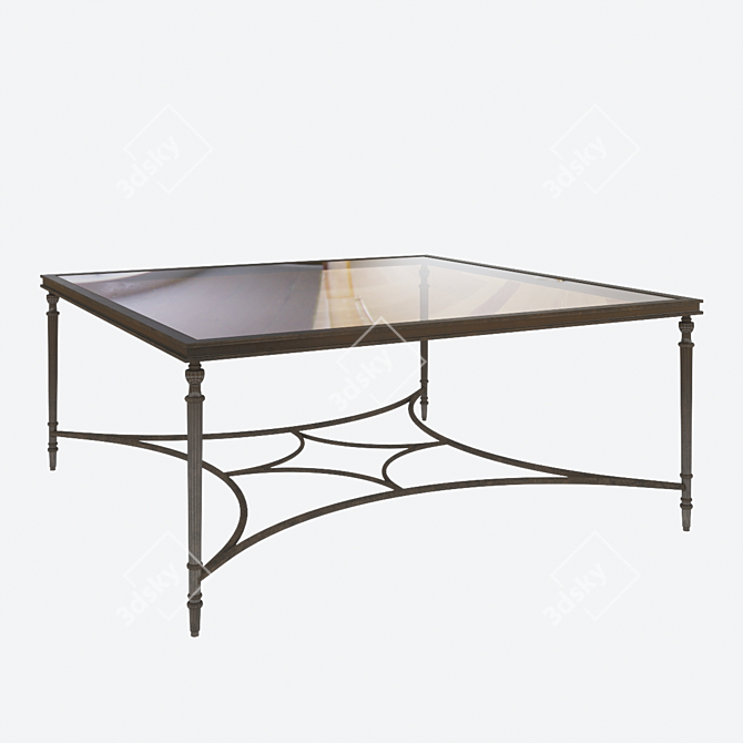 Elegant Lucas Coffee Table 3D model image 1