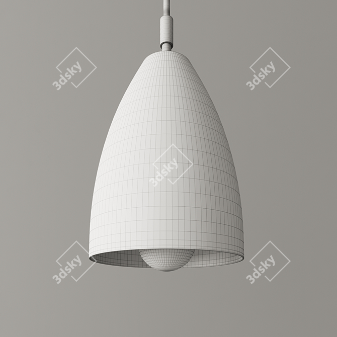 The Betty Brass Pendant Light 3D model image 2