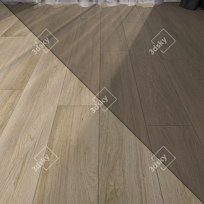 Parquet Floor Set 4 - Vray Material 3D model image 1