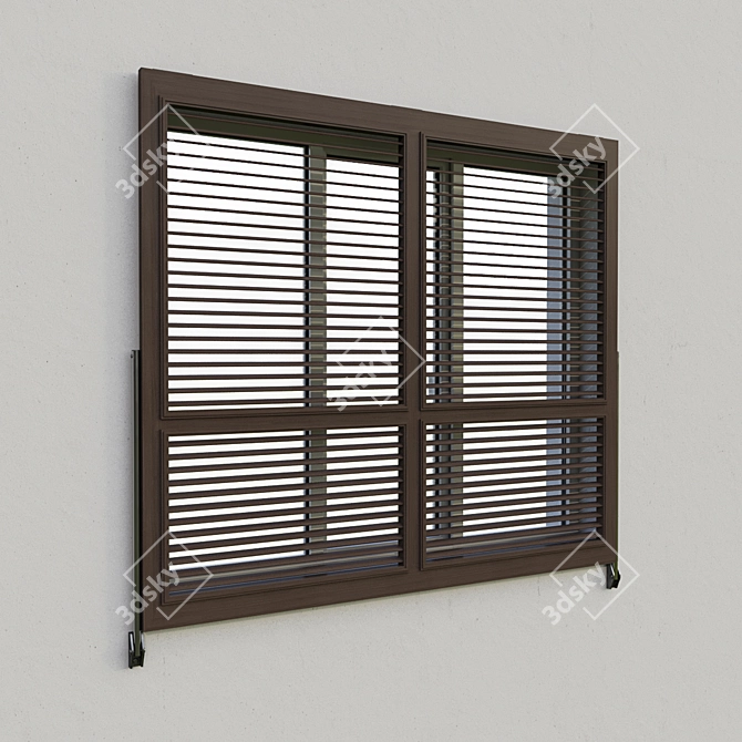 Animated Shutters 8: Vray, Corona Renders 3D model image 2