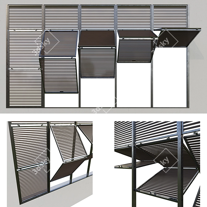  Stylish Shutters for Stunning Interiors 3D model image 1