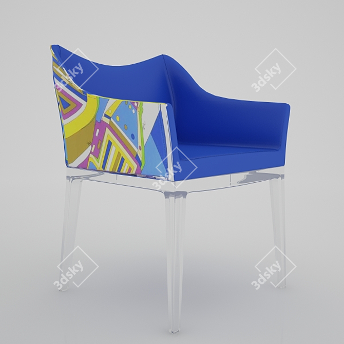 Sleek and Elegant: Kartell Madame Chair 3D model image 3