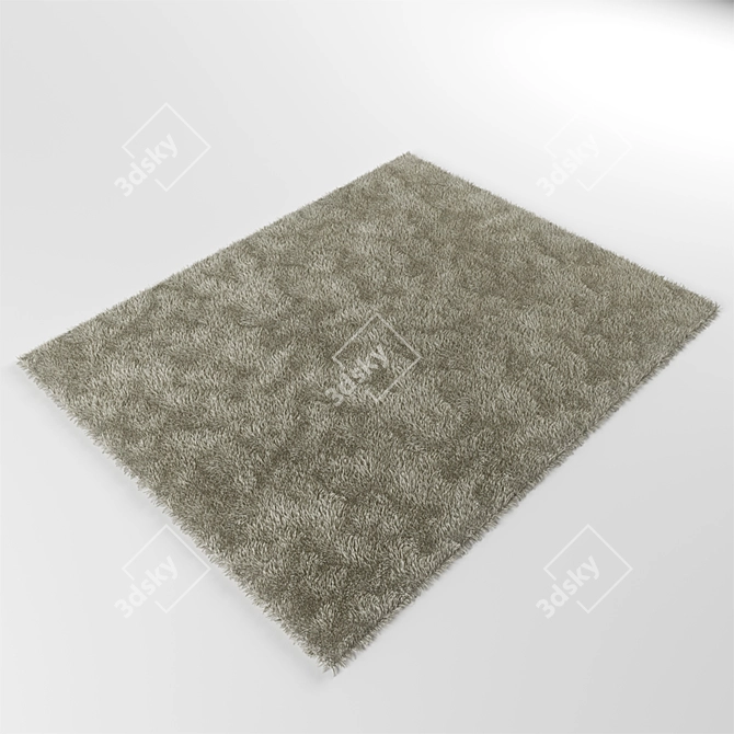 Luxury Plush Carpet - 2500x2000mm 3D model image 1