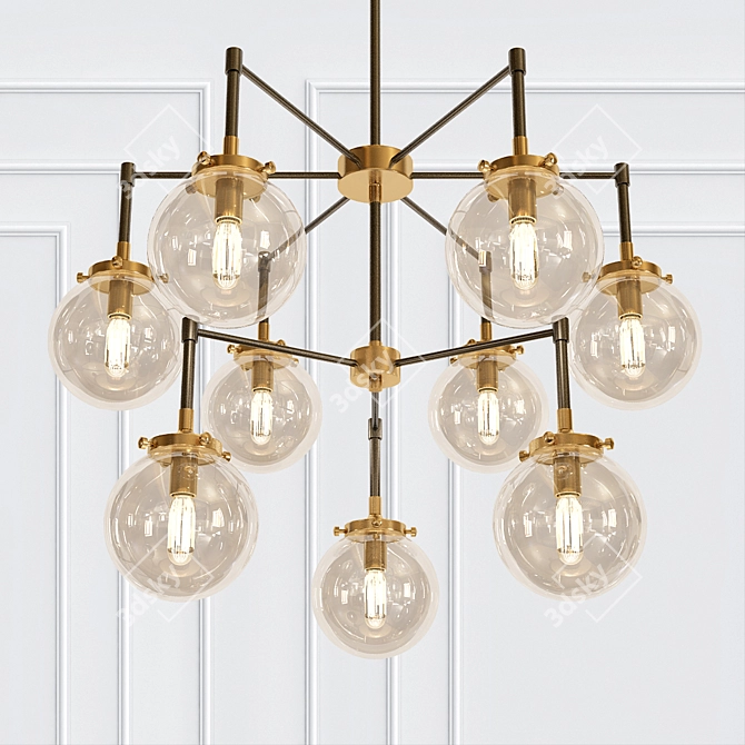 ELK Group International Chandelier 3D model image 1