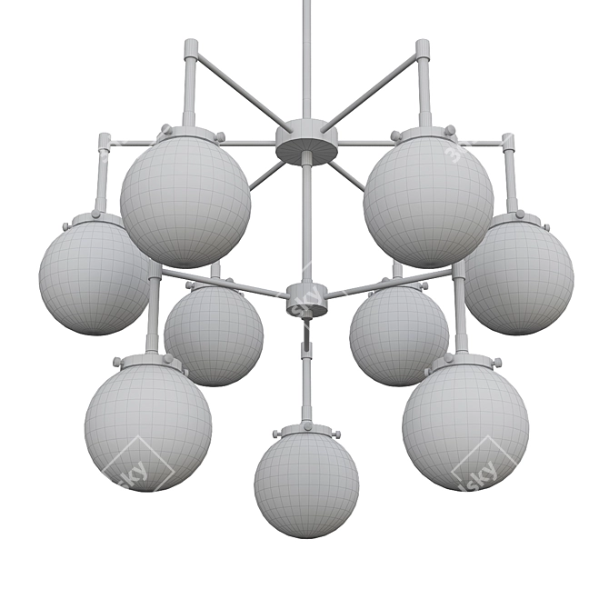 ELK Group International Chandelier 3D model image 2