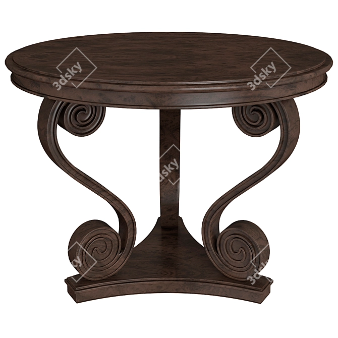 Ralph Lauren Coffee Table: Timeless Elegance 3D model image 1