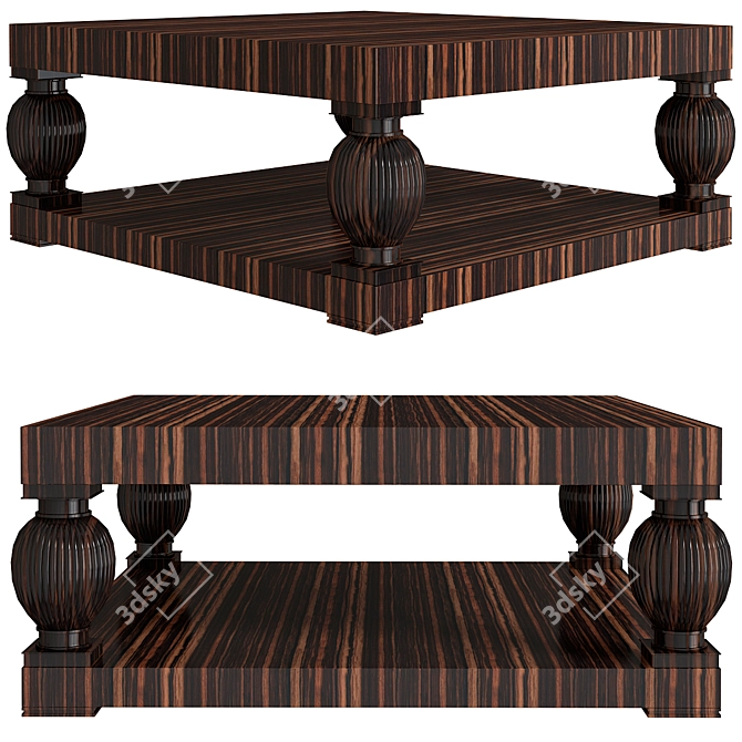 Classic Collection Coffee Table Rozzoni 3D model image 1