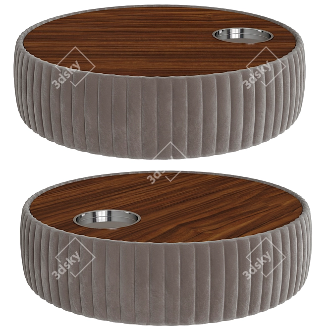 Sleek and Stylish SUN Longhi Coffee Table 3D model image 1