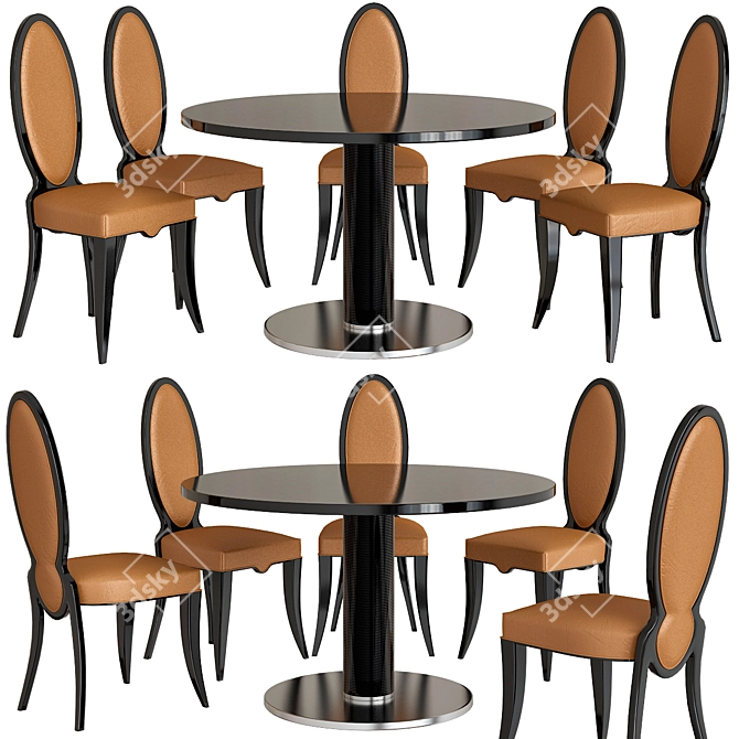 ADLER Modern Dining Table 3D model image 1