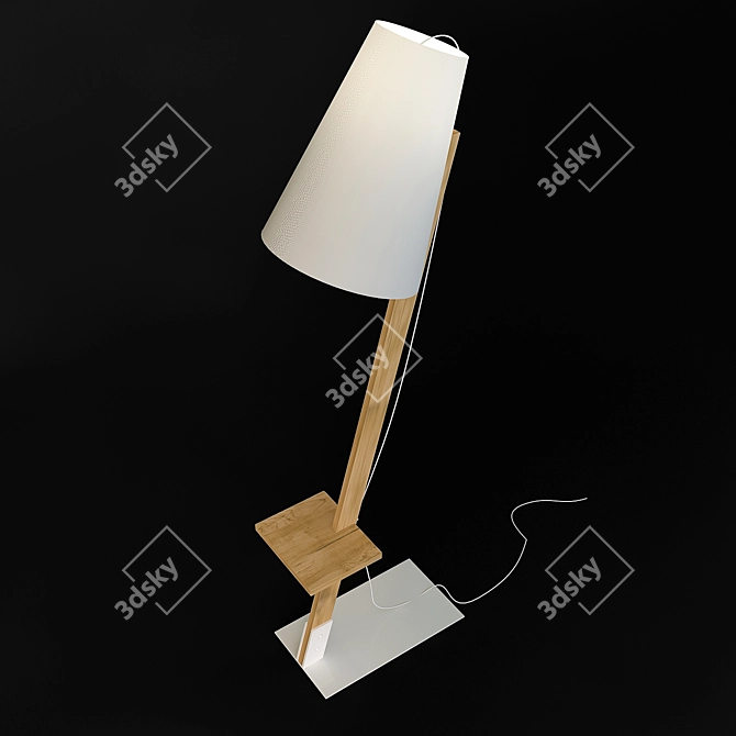 Sleek Torino Pendant Light 3D model image 2