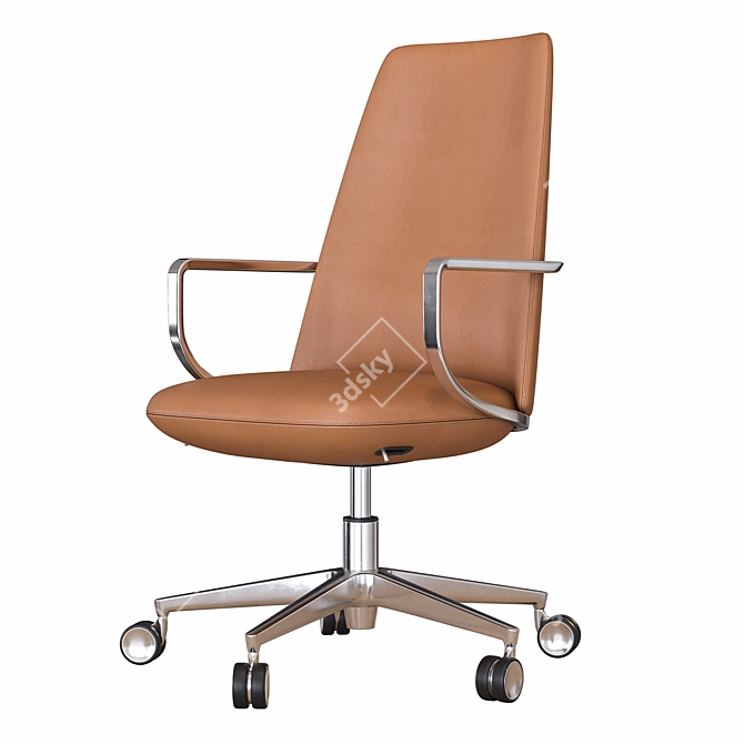 ELINOR Modern Lounge Chair 3D model image 1