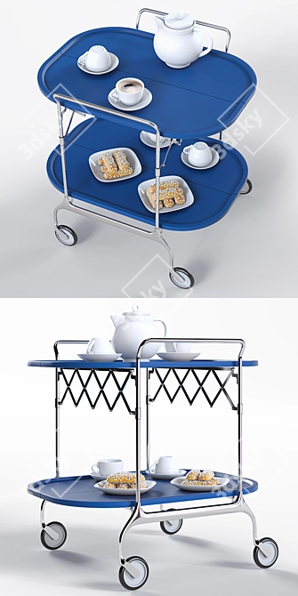 Versatile Kartell Gastone Coffee Table 3D model image 2