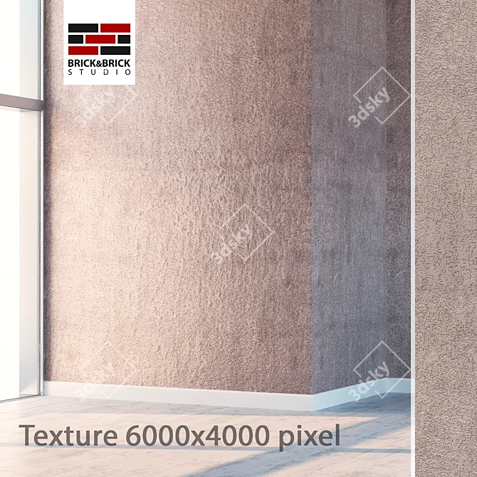 Title: Seamless High-Definition Plaster 3D model image 1