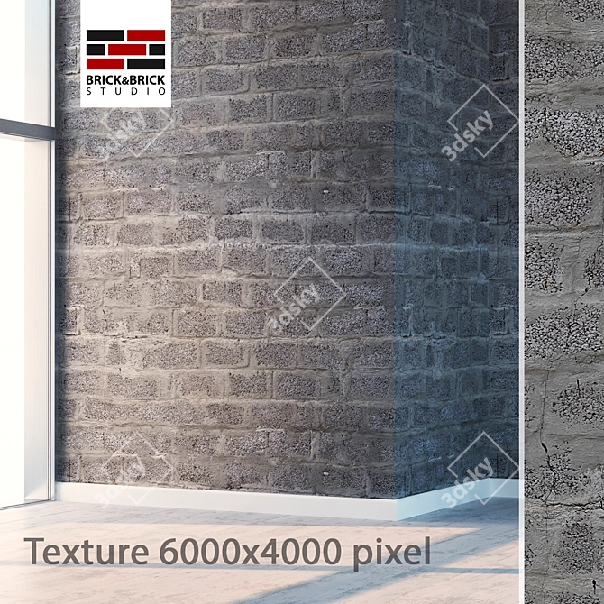 Seamless Detailed Blocks 3D model image 1