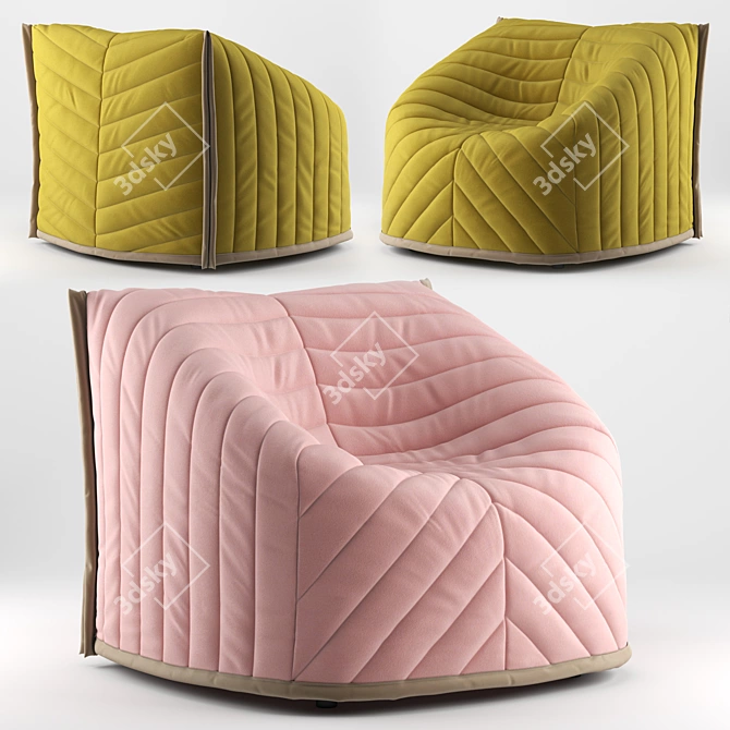 Barnaby: Modern Stylish Chair 3D model image 1