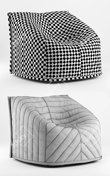 Barnaby: Modern Stylish Chair 3D model image 3