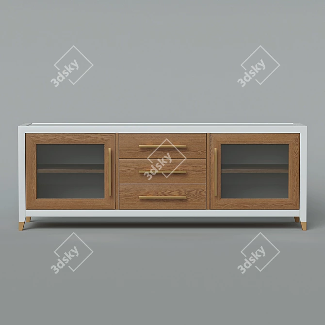 Arnika TV Cabinet - Elegant and Functional 3D model image 1