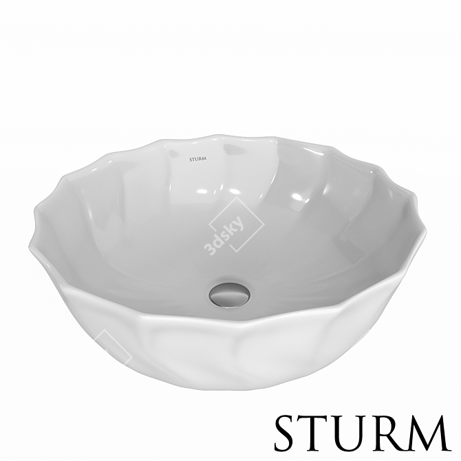 STURM Azalea Counter Top Sink 3D model image 1