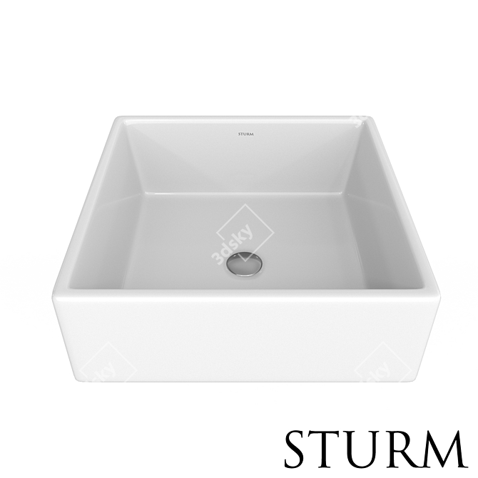 Square Sink STURM Conta 3D model image 1