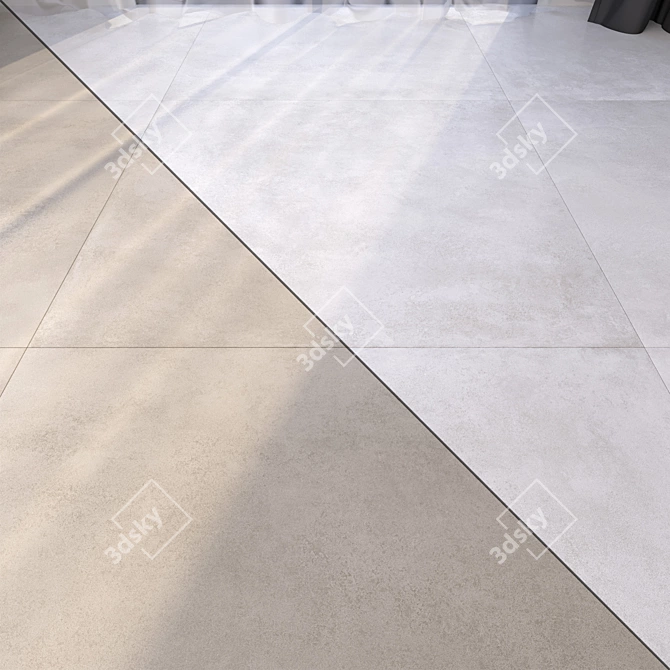 Marble Floor Set: Vray Material 3D model image 1