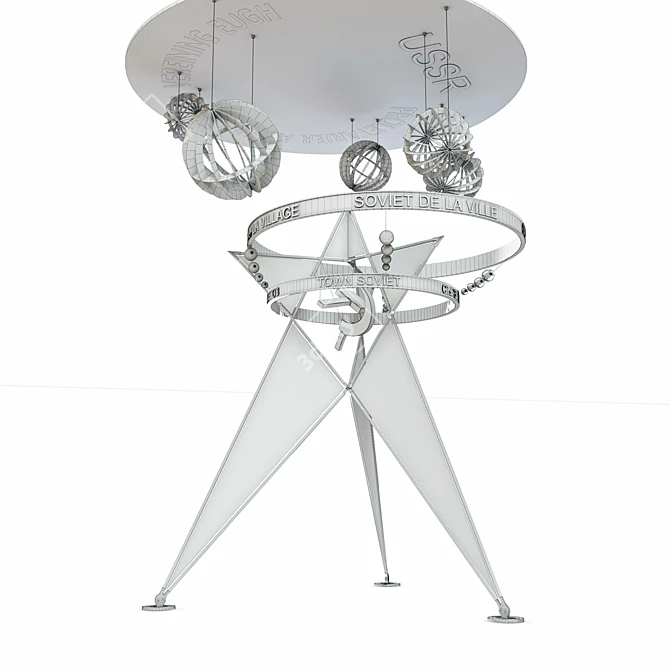 Soviet Constitution Spatial Diagram 3D model image 3