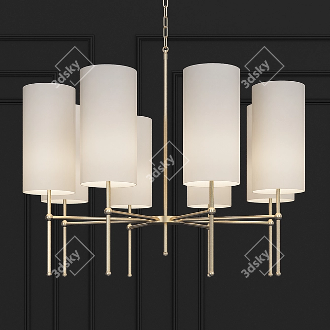 Elegant Arizona Chandelier  3D model image 1