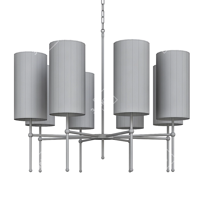 Elegant Arizona Chandelier  3D model image 3