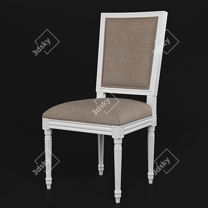 Safavieh Old World Dining Chair 3D model image 1