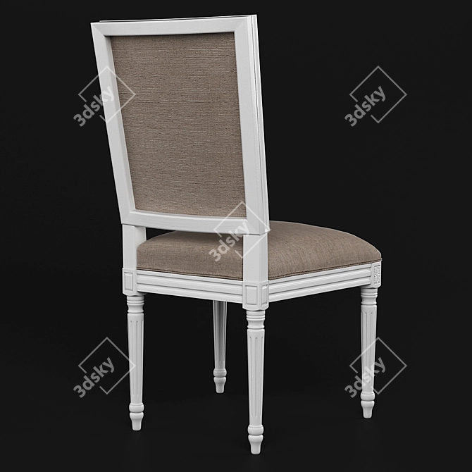 Safavieh Old World Dining Chair 3D model image 2