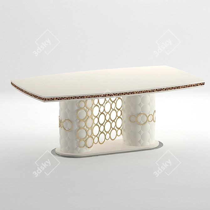 Italian Design Table Alta Moda 3D model image 1