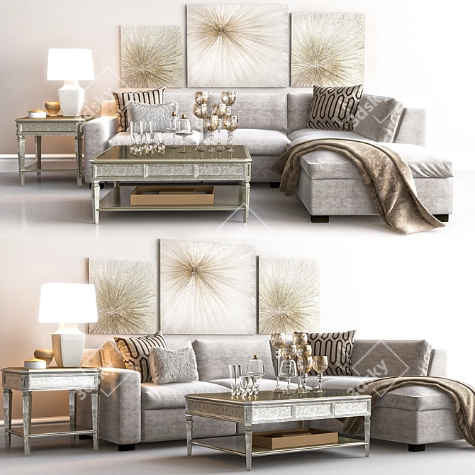 Glamorous Empire Collection - Z Gallerie 3D model image 1