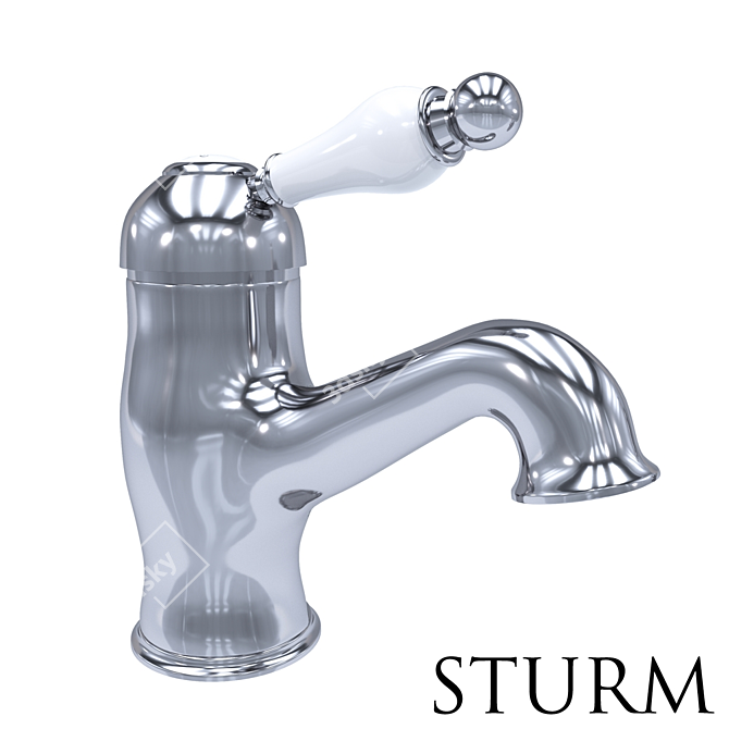 STURM Emilia Single Lever Basin Mixer 3D model image 1