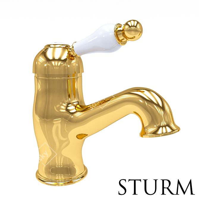 STURM Emilia Single Lever Basin Mixer 3D model image 3