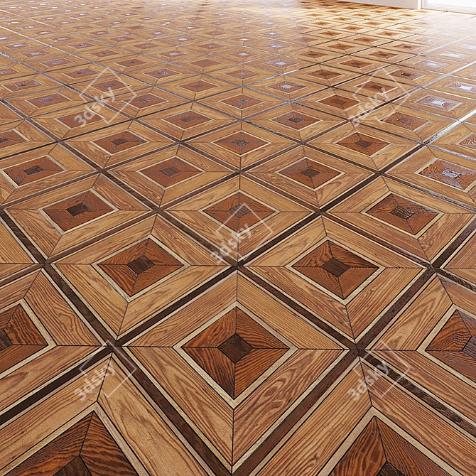 Luxury 4k Seamless Floor 3D model image 1