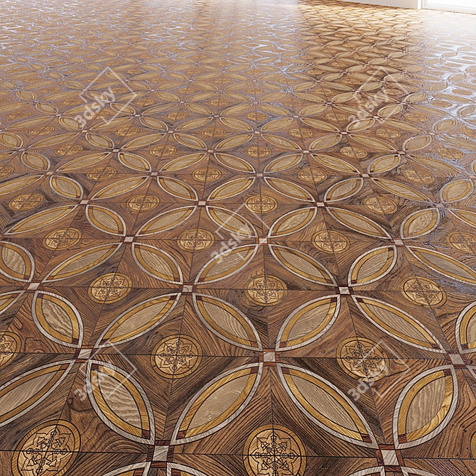 4k Seamless Floor Texture 3D model image 1