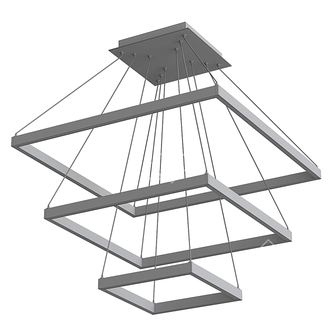 Quadrilateral Pendant 3D model image 3