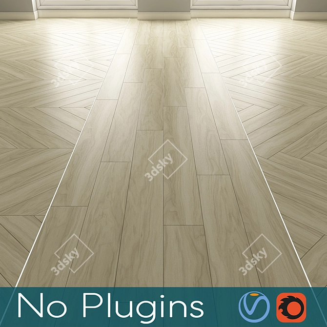 Elegant Floor Design Set 3D model image 1