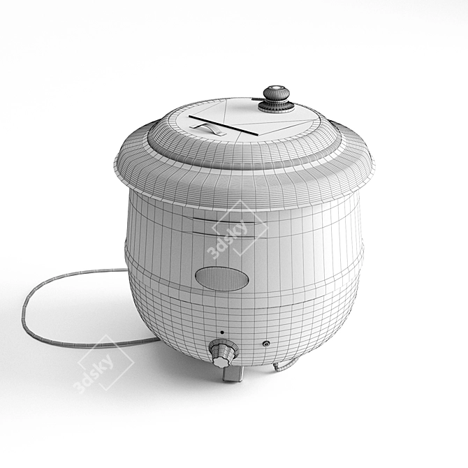 Avantco 14 Qt. Soup Kettle 3D model image 3