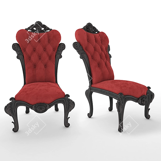 Elegant Comfort - Ambiance Chair 3D model image 1