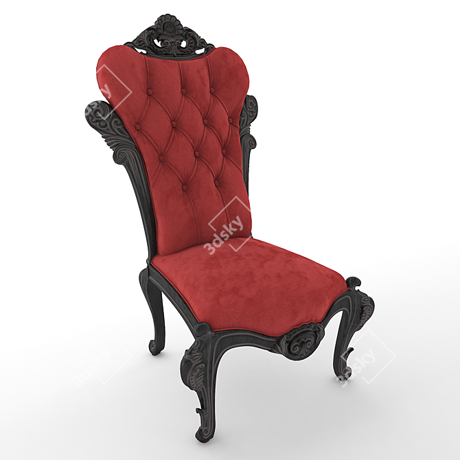 Elegant Comfort - Ambiance Chair 3D model image 2
