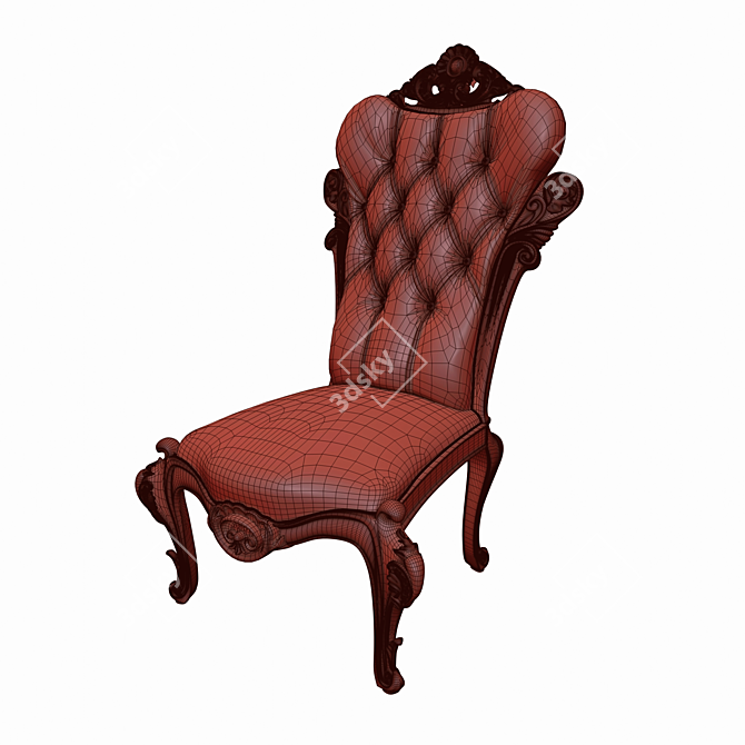 Elegant Comfort - Ambiance Chair 3D model image 3