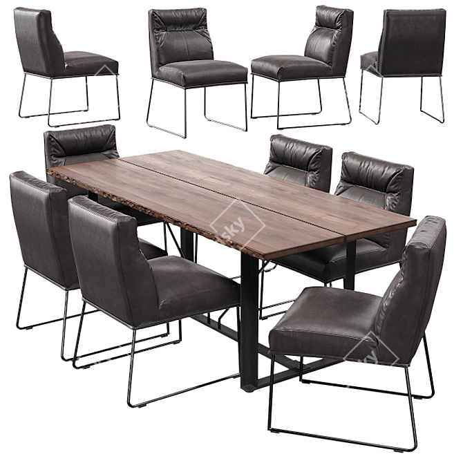 Modern D-LIGHT ARTUS Table 3D model image 1