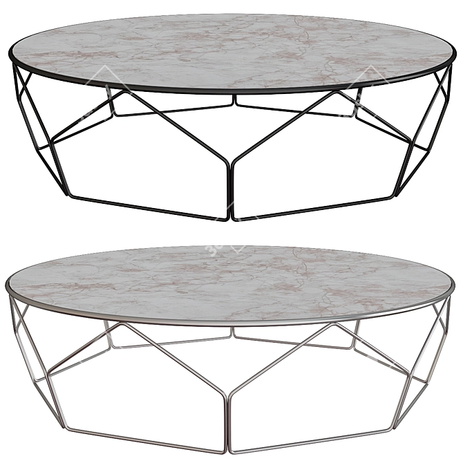 Elegant Arbor Coffee Table 3D model image 1