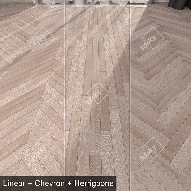 Rovere Creta Parquet: Versatile and Stunning 3D model image 1