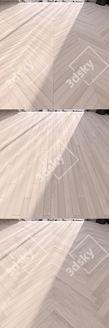 Elegant Montblanc Parquet - Vray Material 3D model image 2